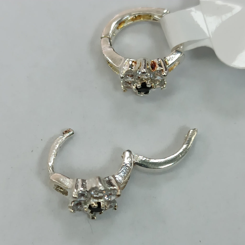 ARRACADAS C/CIRCONIAS PLATA .925 1.6 GR (NUEVO)
