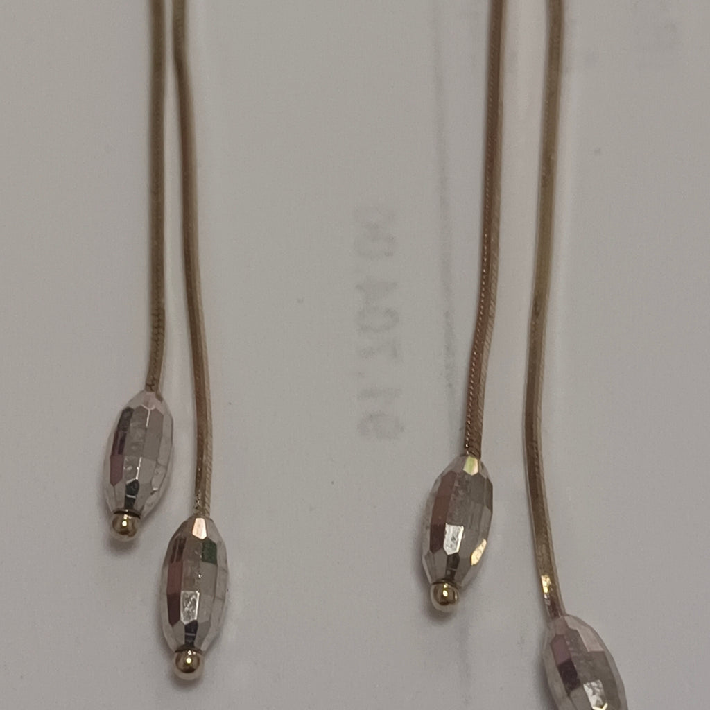 ARETES PAR ORO 14 K 2.5 GRMS (SEMINUEVO)