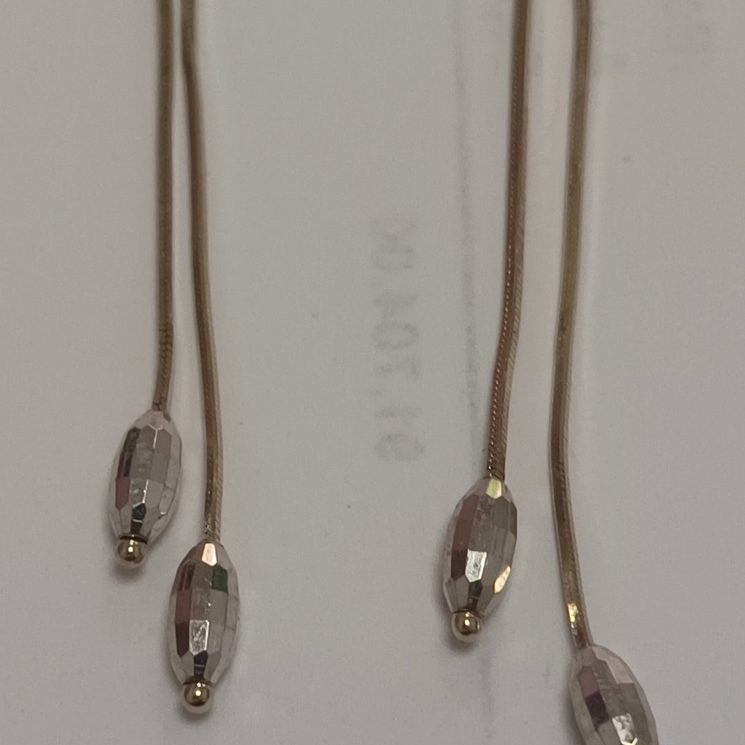 ARETES PAR ORO 14 K 2.5 GRMS (SEMINUEVO)