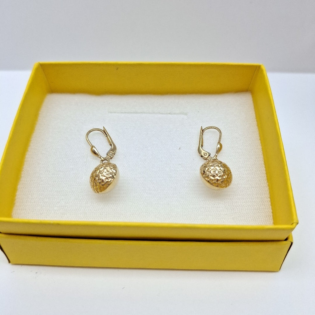 ARETES PAR ORO 14 K 2.3 GRMS (SEMINUEVO)