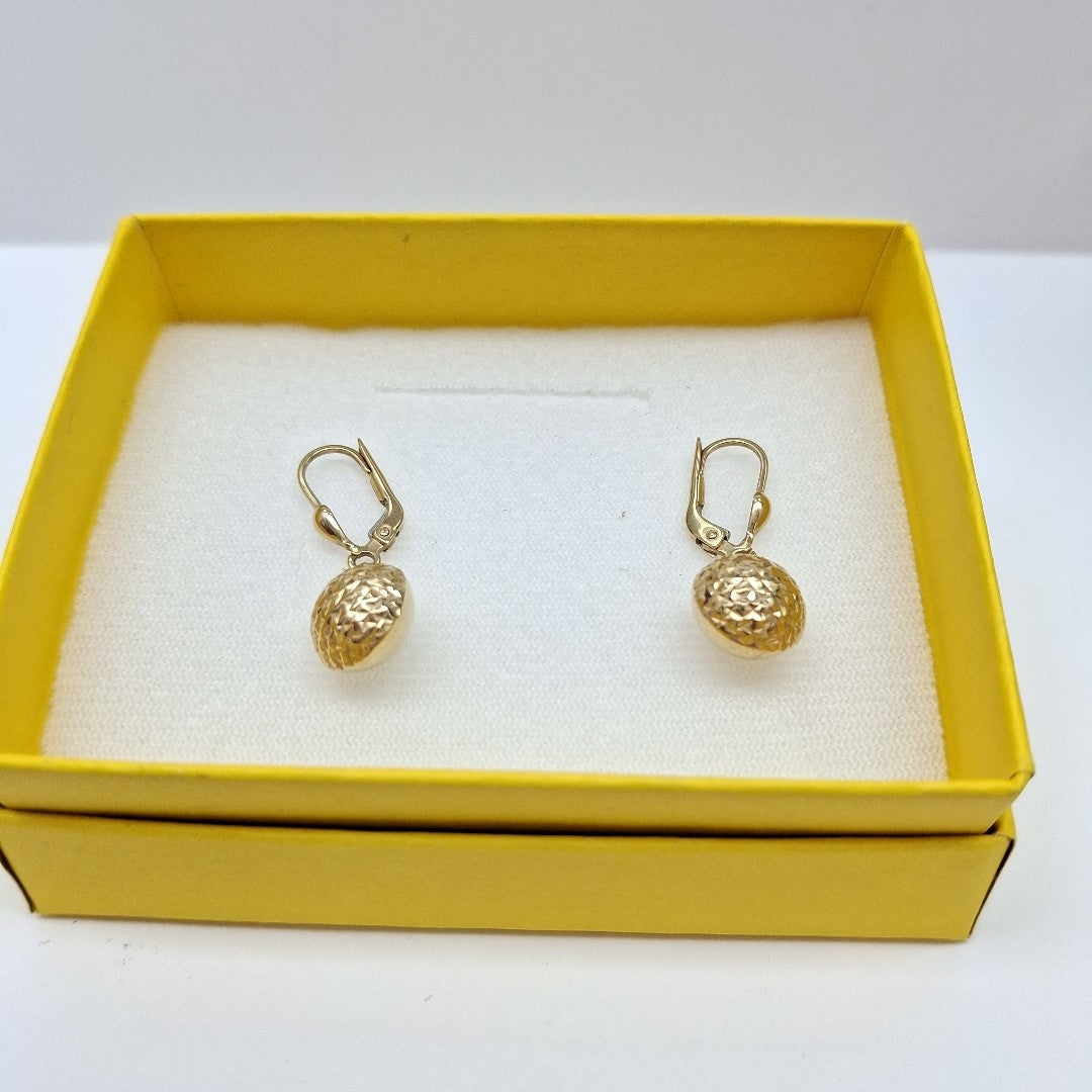 ARETES PAR ORO 14 K 2.3 GRMS (SEMINUEVO)