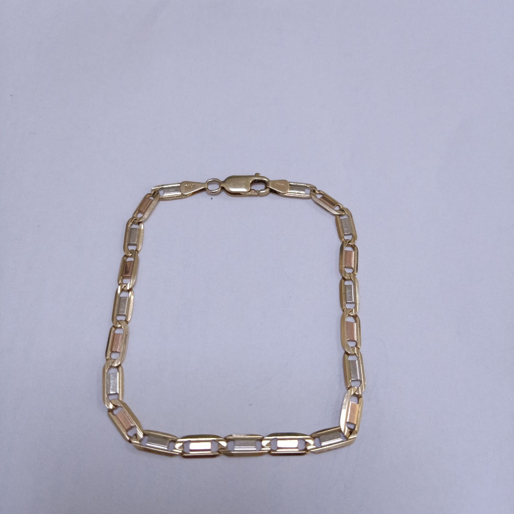 PULSERA ORO COMBINADO 14 K 7.4 GRMS (SEMINUEVO)