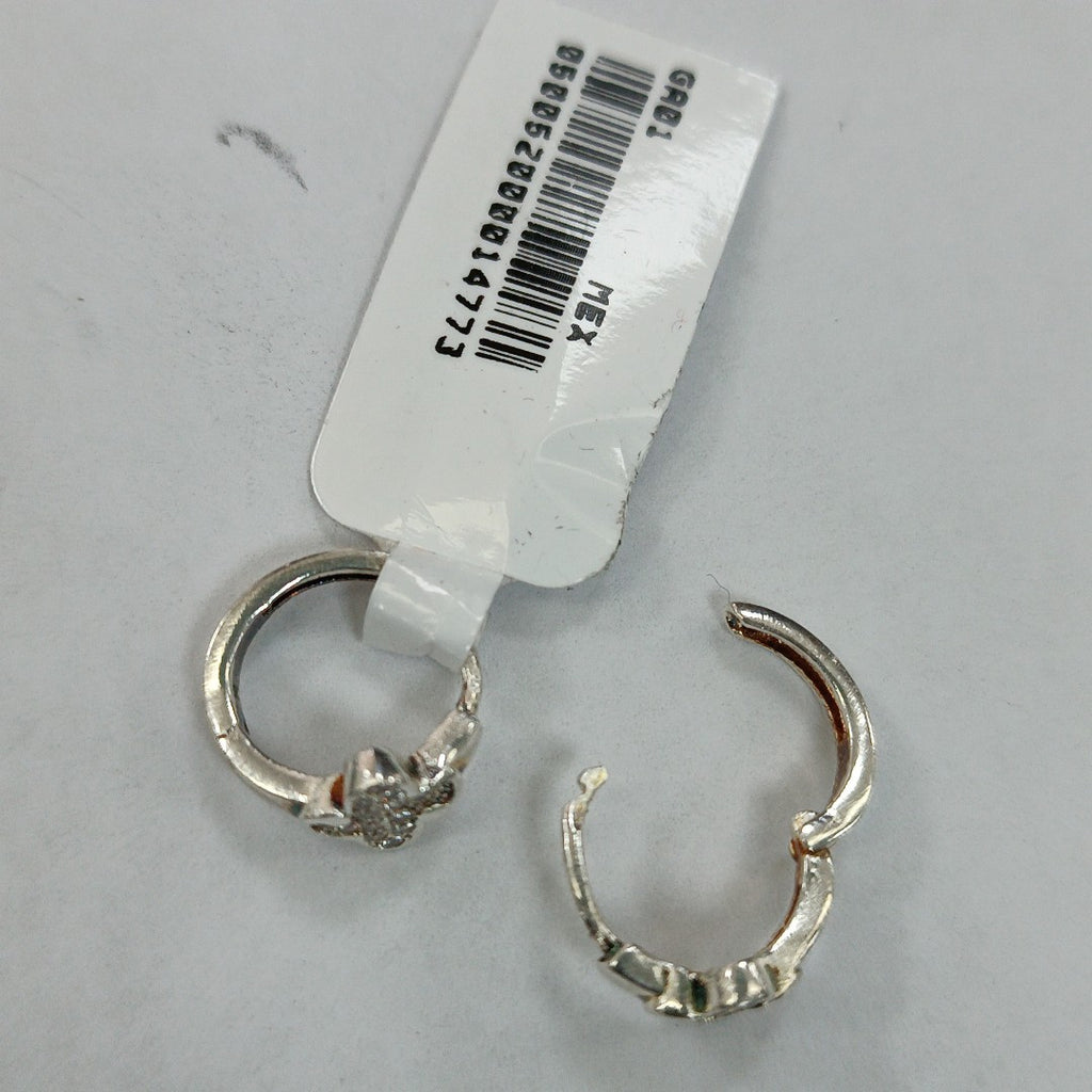 ARRACADAS C/CIRCONIAS PLATA .925 1.9 GR (NUEVO)
