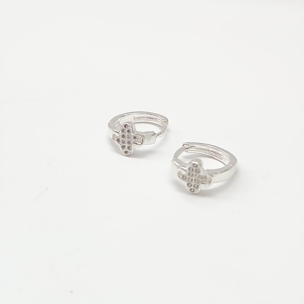 ARRACADAS C/CIRCONIAS PLATA .925 1.9 GR (NUEVO)