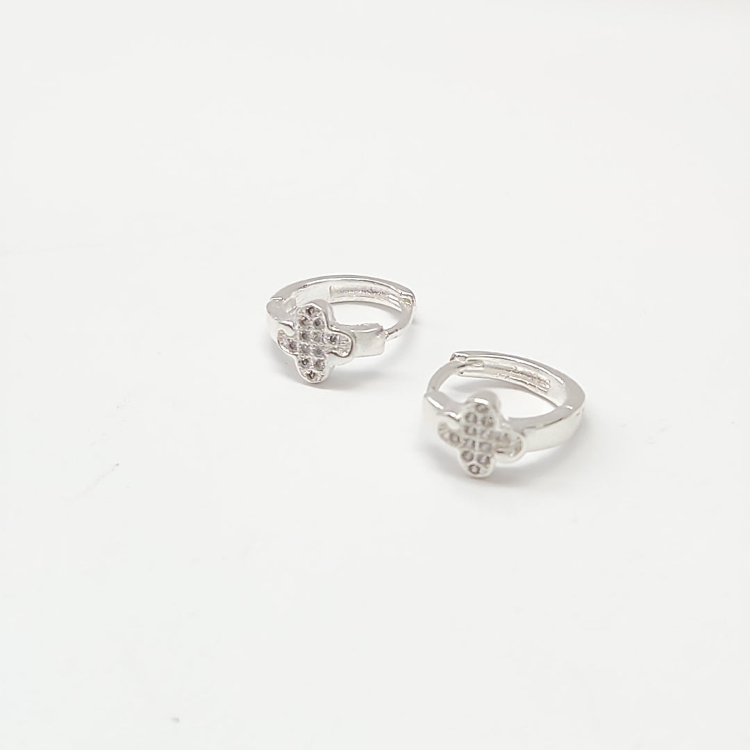 ARRACADAS C/CIRCONIAS PLATA .925 1.9 GR (NUEVO)