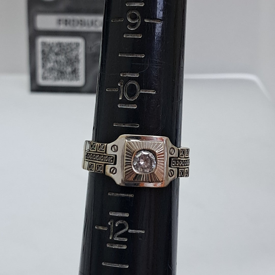 ANILLITO ORO, ORO BLANCO 14 K 7.8 GRMS (SEMINUEVO)