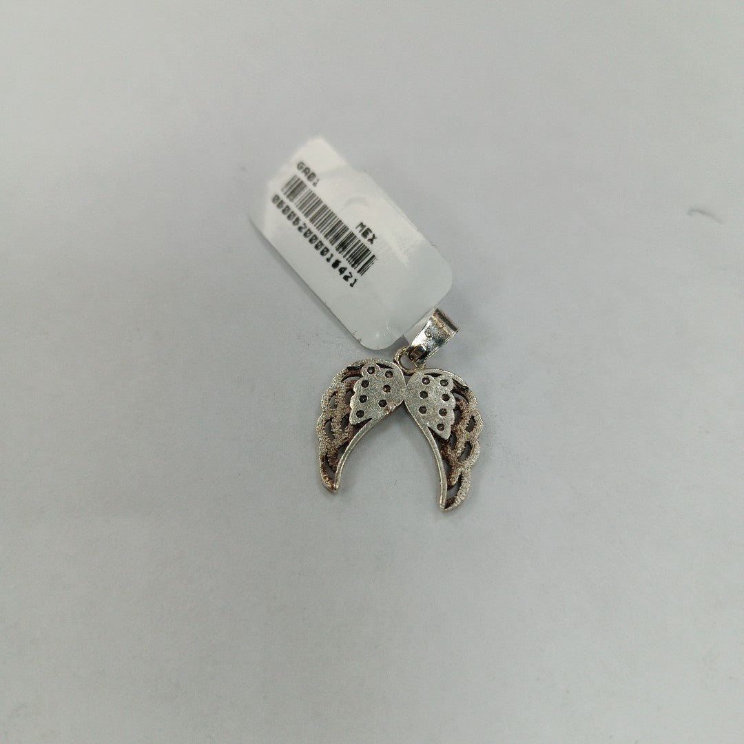 DIJE ALAS C/CIRCONIAS PLATA .925 2.2 GR (NUEVO)
