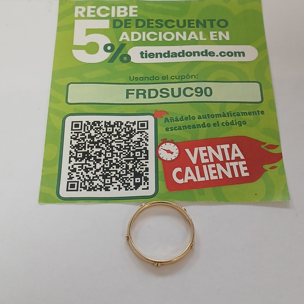 ANILLO ORO 14 K 1,80 GRMS (SEMINUEVO)