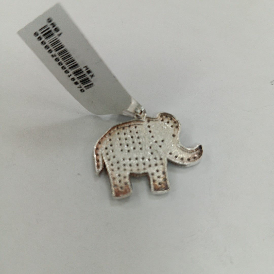 DIJE ELEFANTE C/CIRCONIAS PLATA .925 5.2 GR (NUEVO)