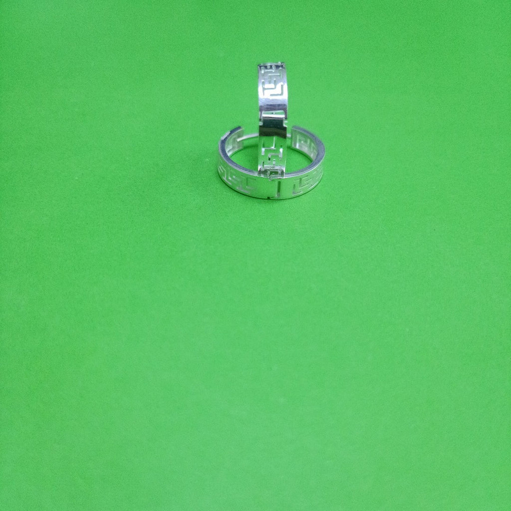 ARETES ARRACADAS GRECAS PLATA .925 4.23 GR (NUEVO)