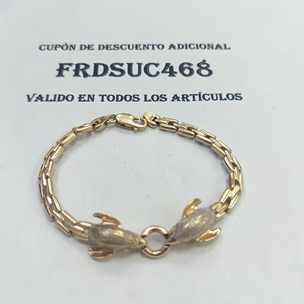 PULSERA ORO 14 K 14.4 GRMS (SEMINUEVO)