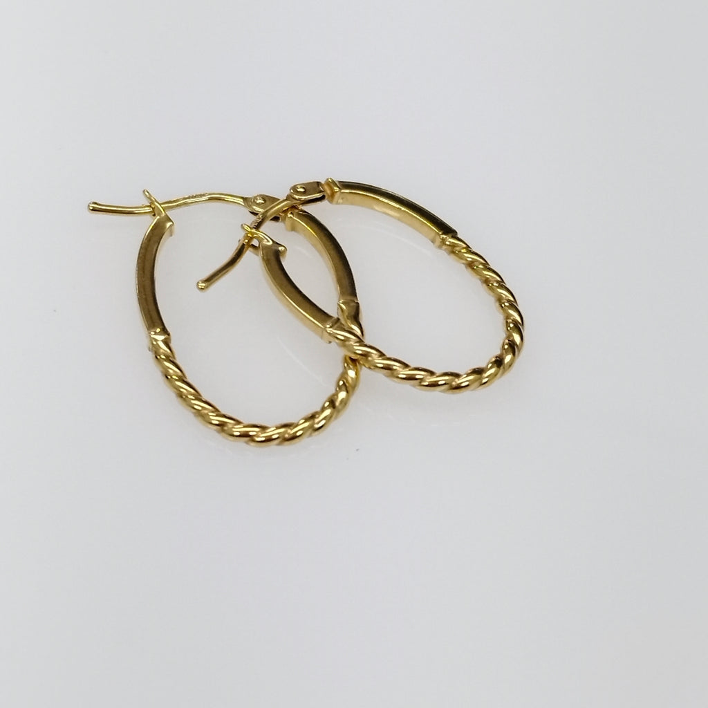 ARRACADAS PAR ORO 14 K 1,00 GRMS (SEMINUEVO)