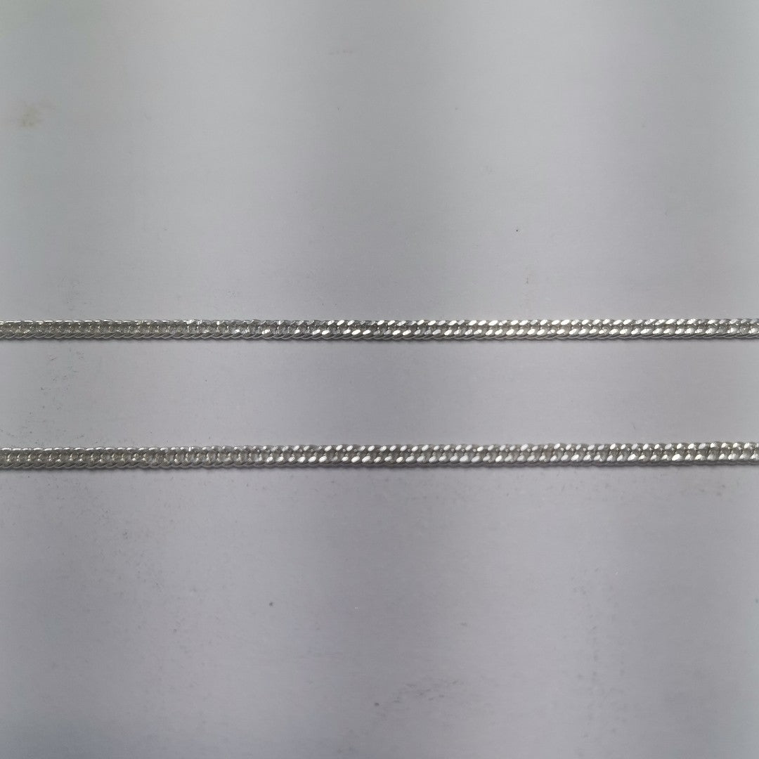 CADENA BARBADA PLATA .925 50 CM 4.22 GR (NUEVO)