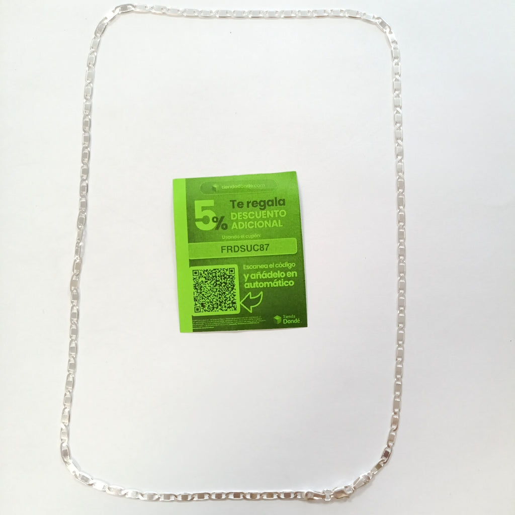 CADENA GUCHI PLATA .925 60 CM 10.53 GR (NUEVO)