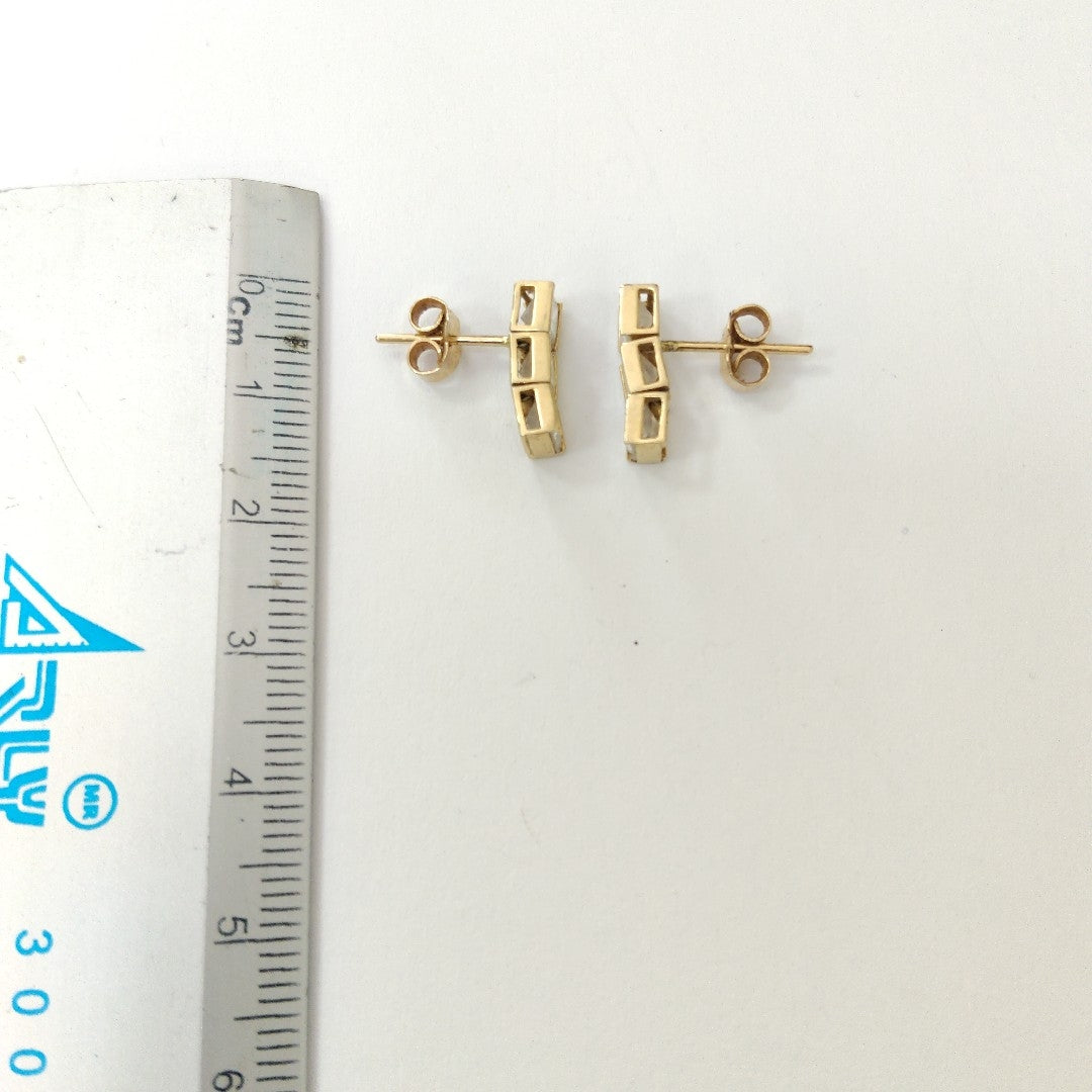 BROQUELES PAR ORO 14 K 2.3 GRMS (SEMINUEVO)