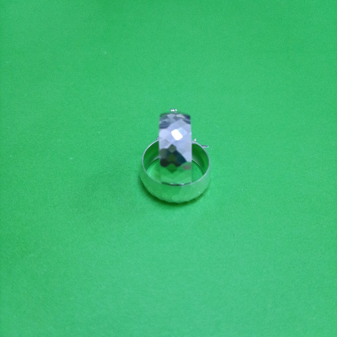 ARETES ARRACADAS FACETADAS PLATA .925 2.8 GR (NUEVO)