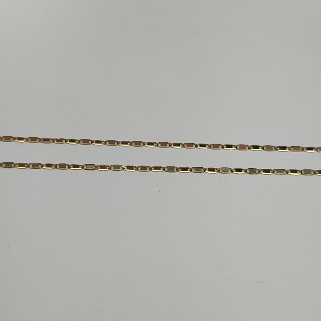 CADENA ORO COMBINADO 14 K 3 GRMS (SEMINUEVO)