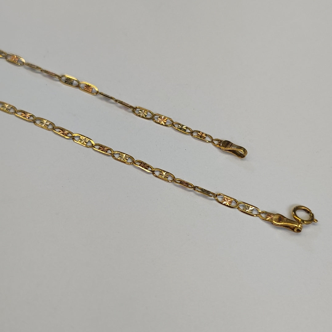 CADENA ORO 14 K 3 GRMS (SEMINUEVO)