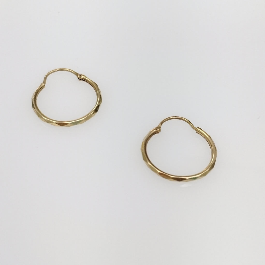 ARRACADAS PAR ORO 14 K 0.8 GRMS (SEMINUEVO)