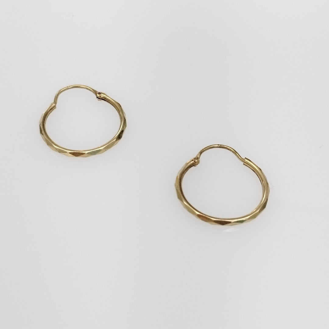 ARRACADAS PAR ORO 14 K 0.8 GRMS (SEMINUEVO)