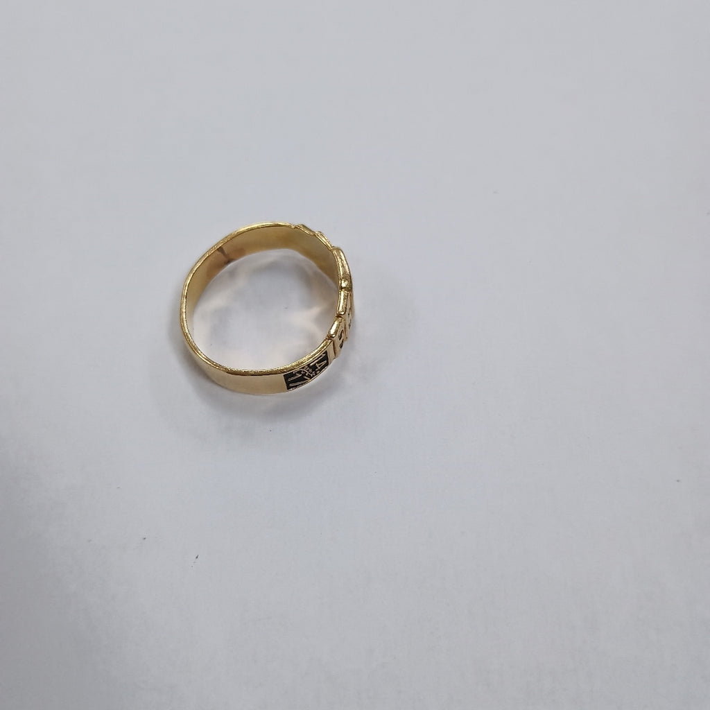ANILLO DE GRADUACIÓN ORO 14 K 4 GRMS (SEMINUEVO)