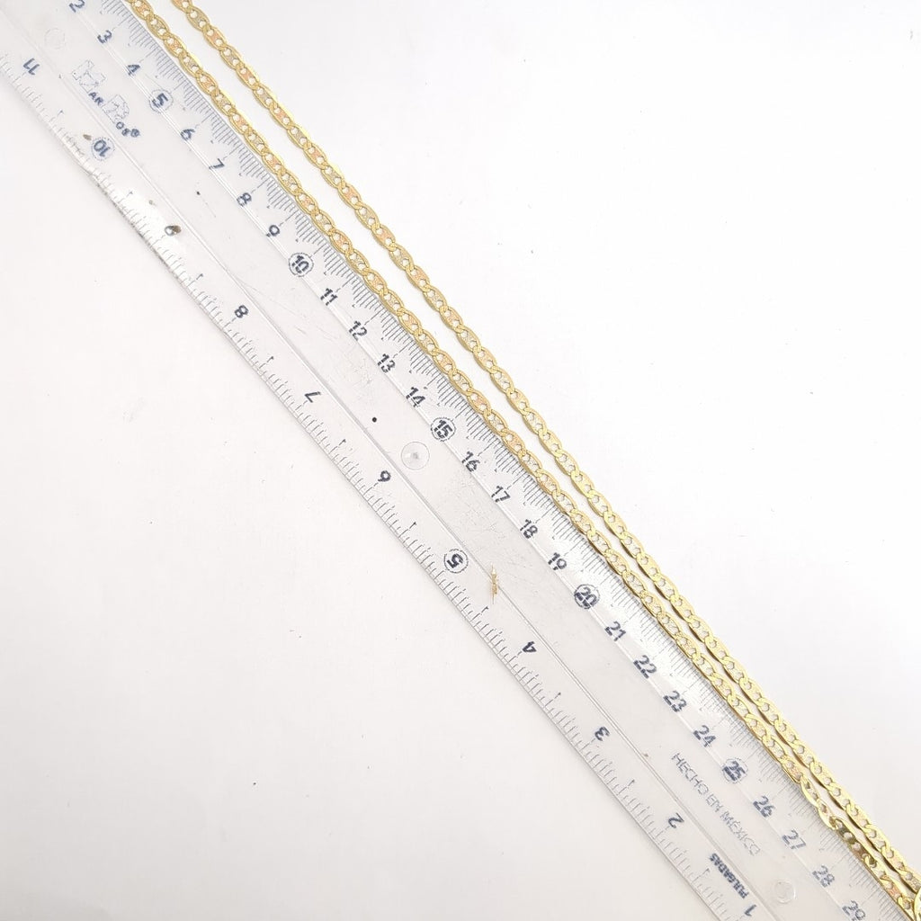CADENA ORO, ORO COMBINADO 14 K 9.8 GRMS (SEMINUEVO)