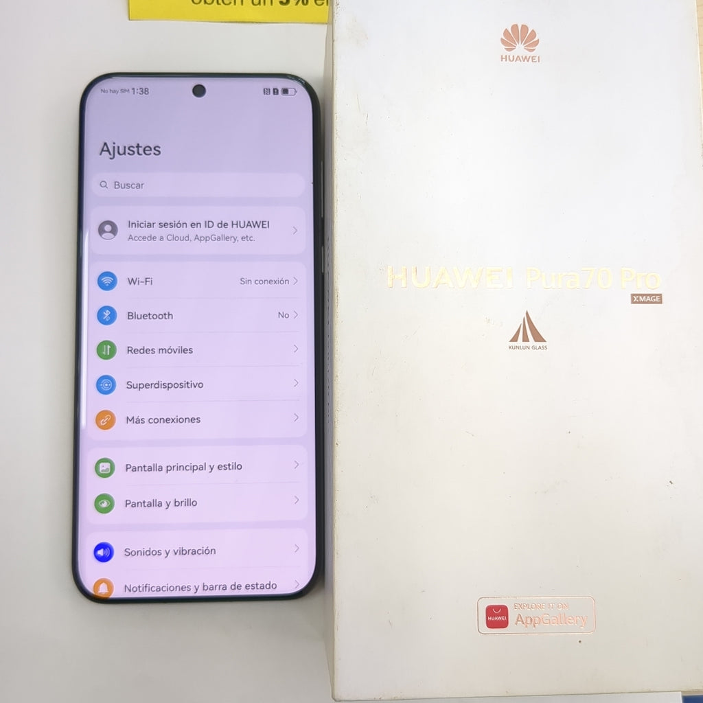 CELULAR HUAWEI PURA 70 PRO HBN-LX9 (2024) 512 GB 12 GB RAM (SEMINUEVO)