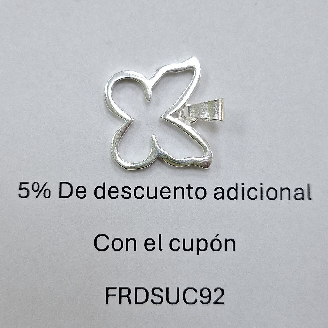 DIJE MARIPOSA PLATA .925 1.7 GR (NUEVO)