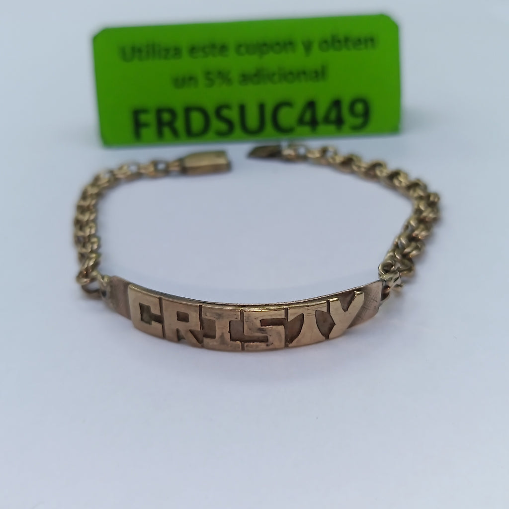 ESCLAVA ORO 10 K 7.9 GRMS (SEMINUEVO)