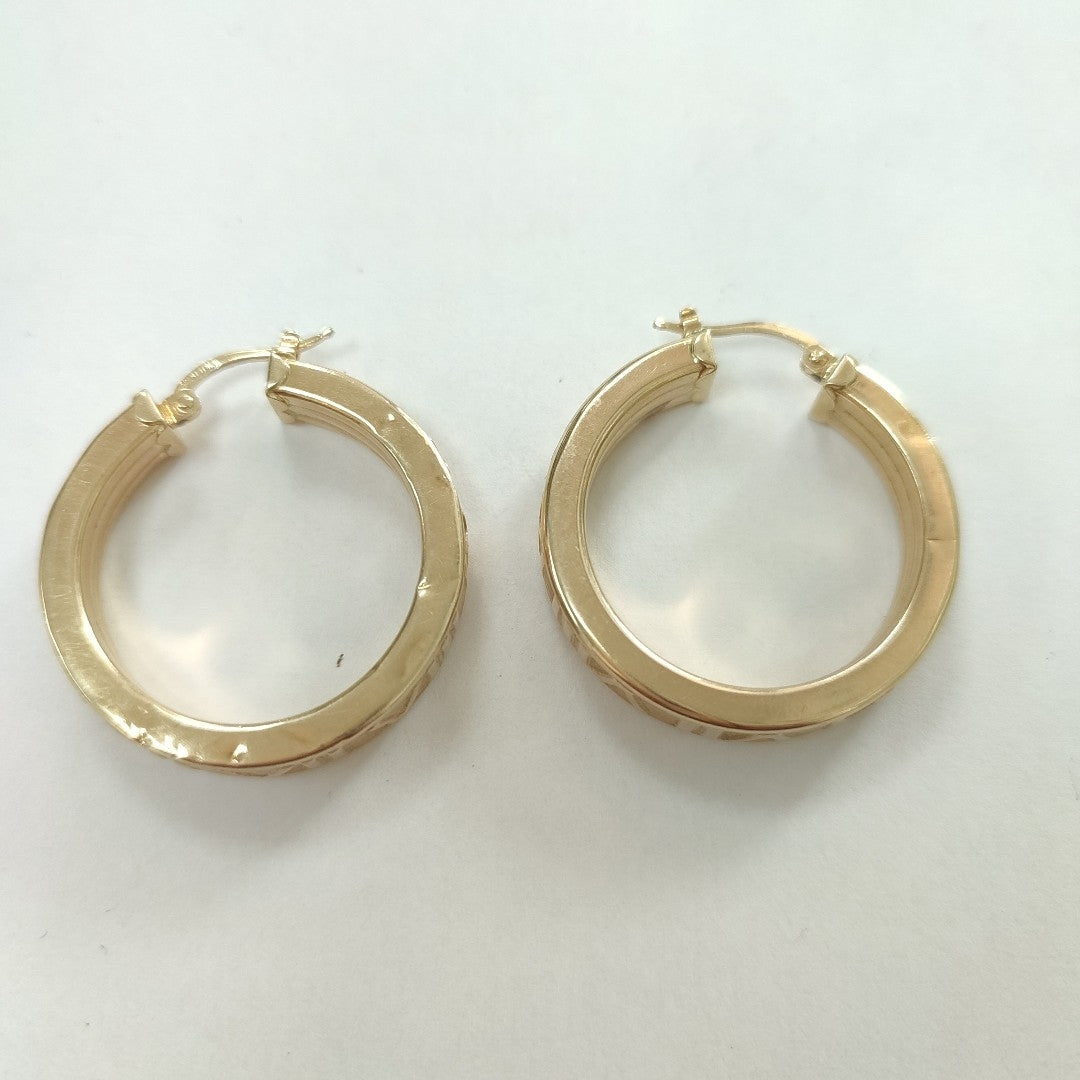 ARRACADAS PAR ORO 14 K 6.7 GRMS (SEMINUEVO)