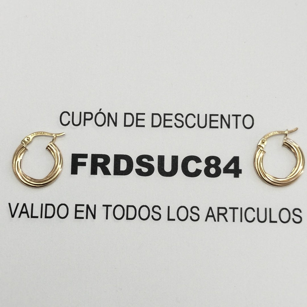 ARRACADAS ORO 14K 1.2 (NUEVO)