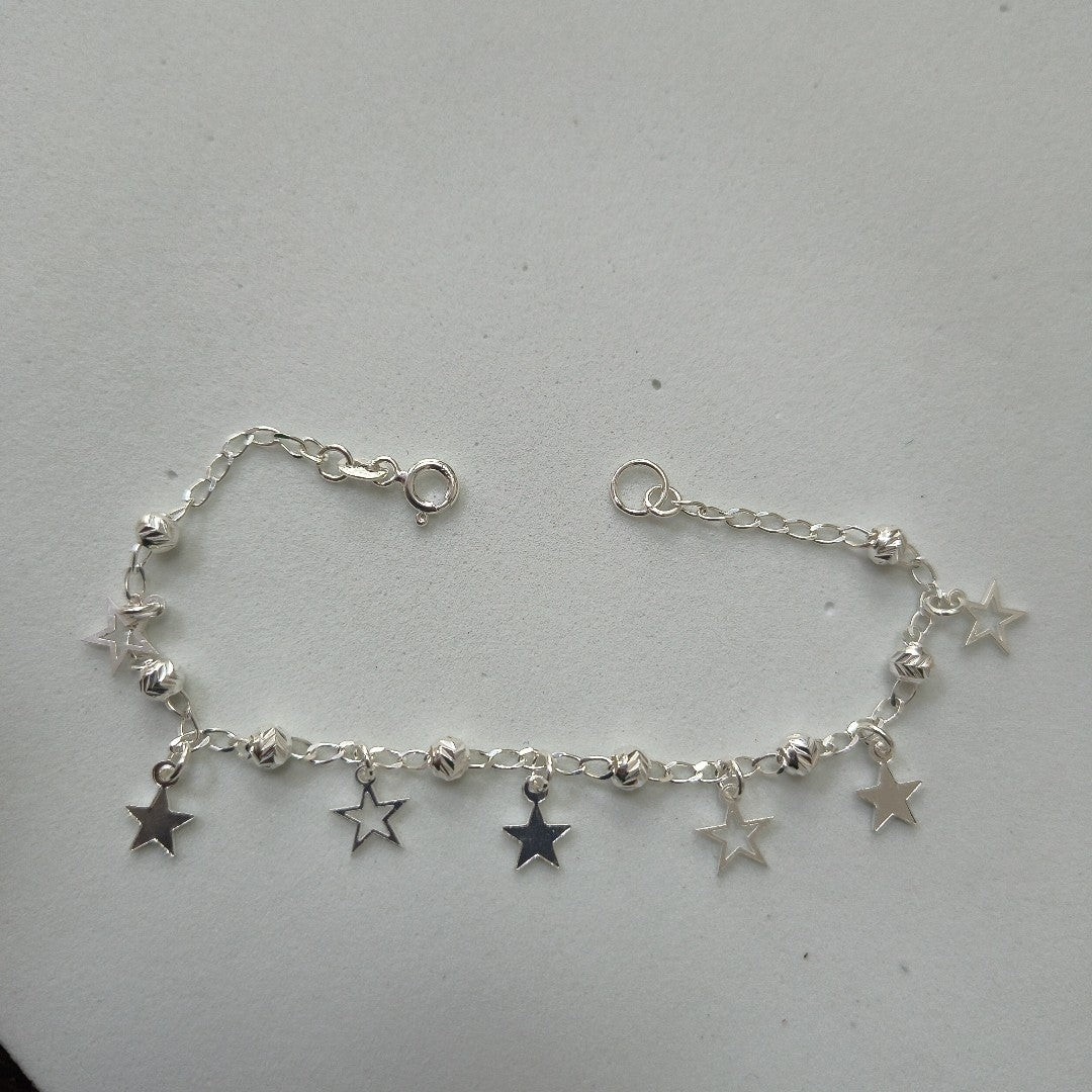 PULSERA TEJIDO ESPECIAL PLATA .925 18 CM 3.1 GR (NUEVO)