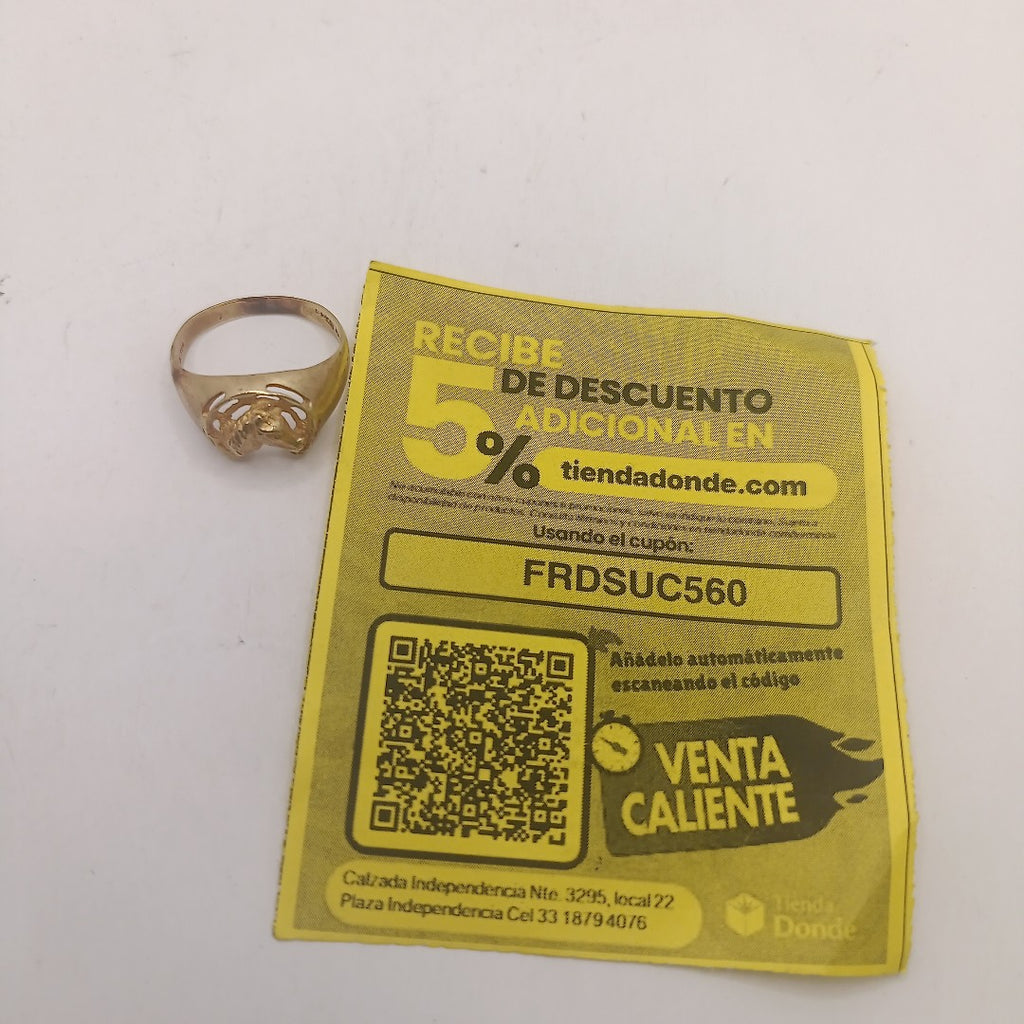 ANILLO ORO 8 K 3,20 GRMS (SEMINUEVO)