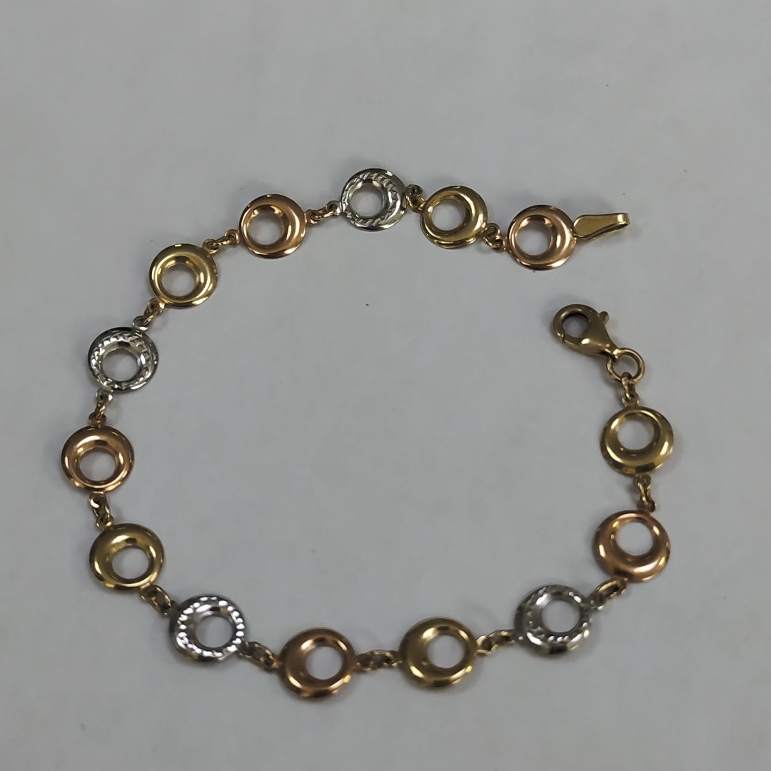 PULSERA ORO 14 K 2.4 GRMS (SEMINUEVO)
