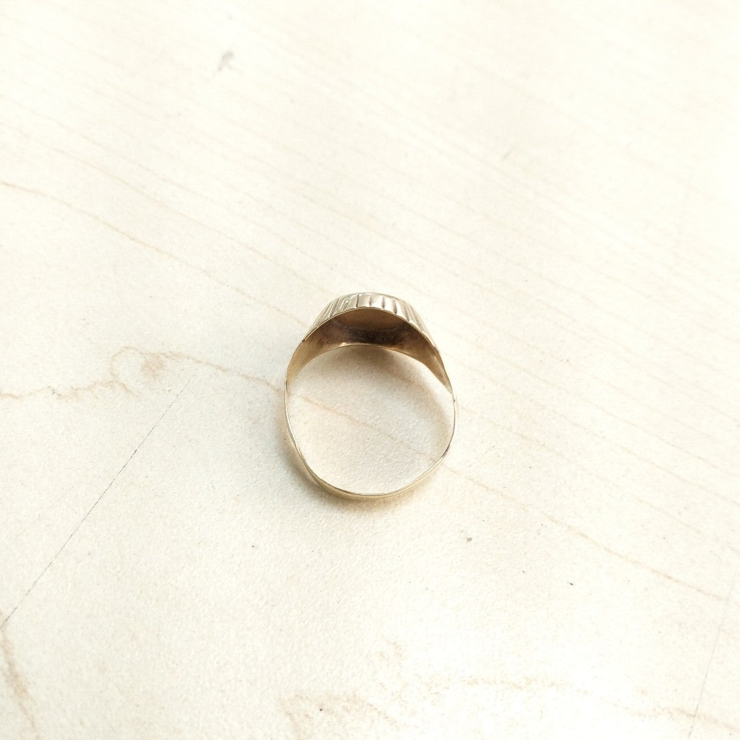 ANILLO ORO, ORO COMBINADO 10 K 4.1 GRMS (SEMINUEVO)