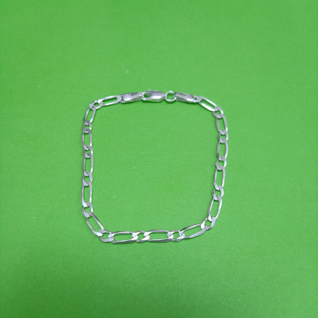 PULSERA TEJIDO 1X1 PLATA .925 18 CM 3.5 GR (NUEVO)
