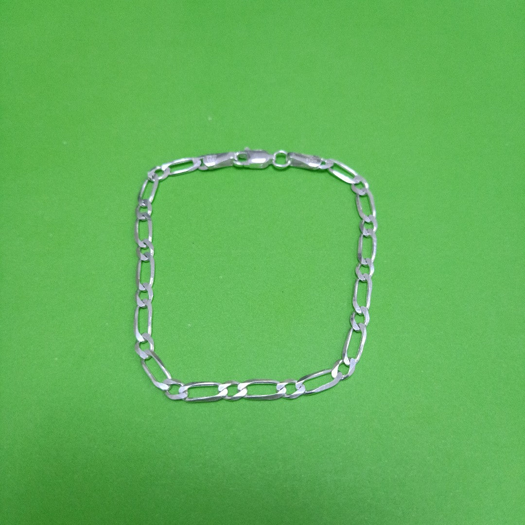 PULSERA TEJIDO 1X1 PLATA .925 18 CM 3.5 GR (NUEVO)