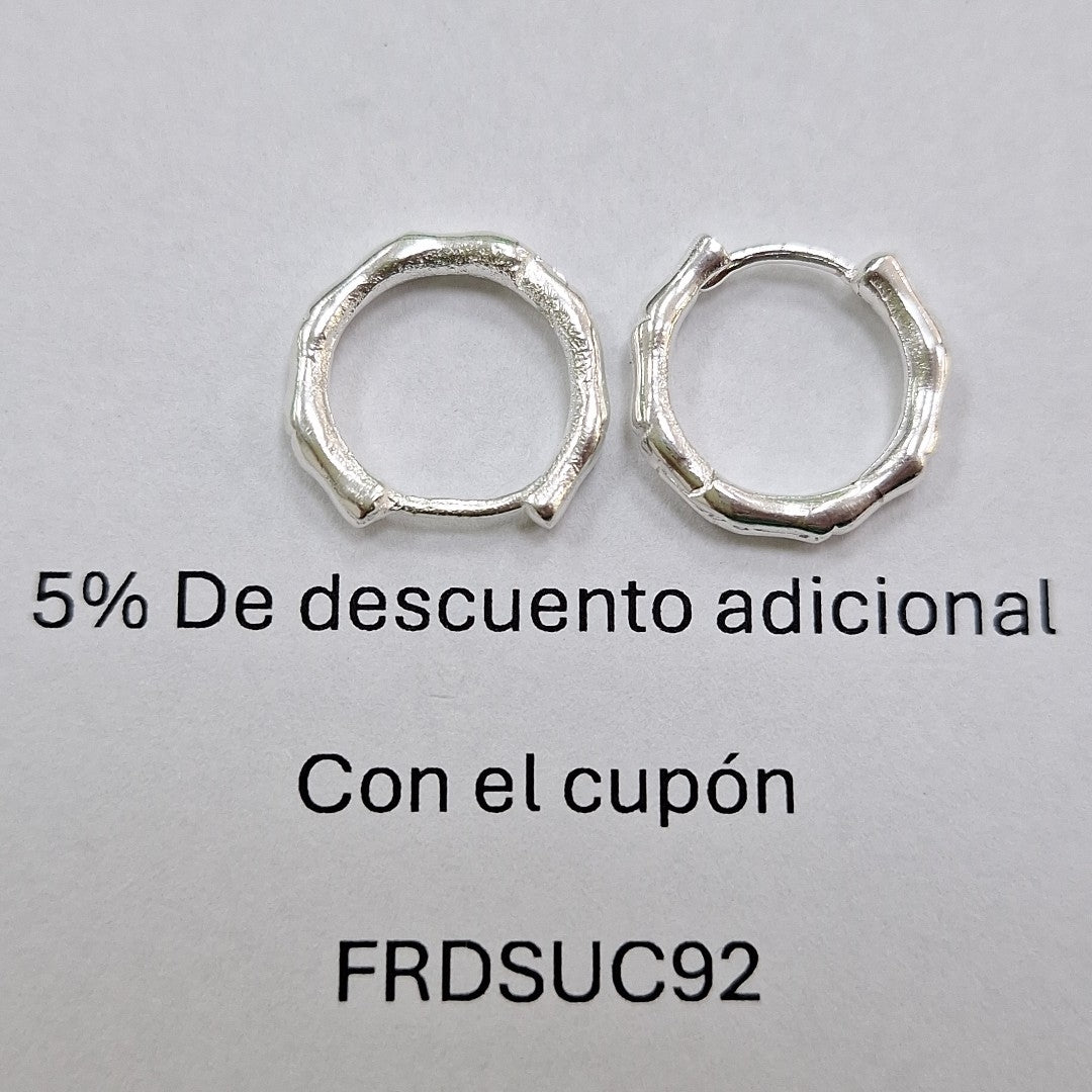 ARRACADAS ESPECIAL PLATA .925 2.9 GR (NUEVO)