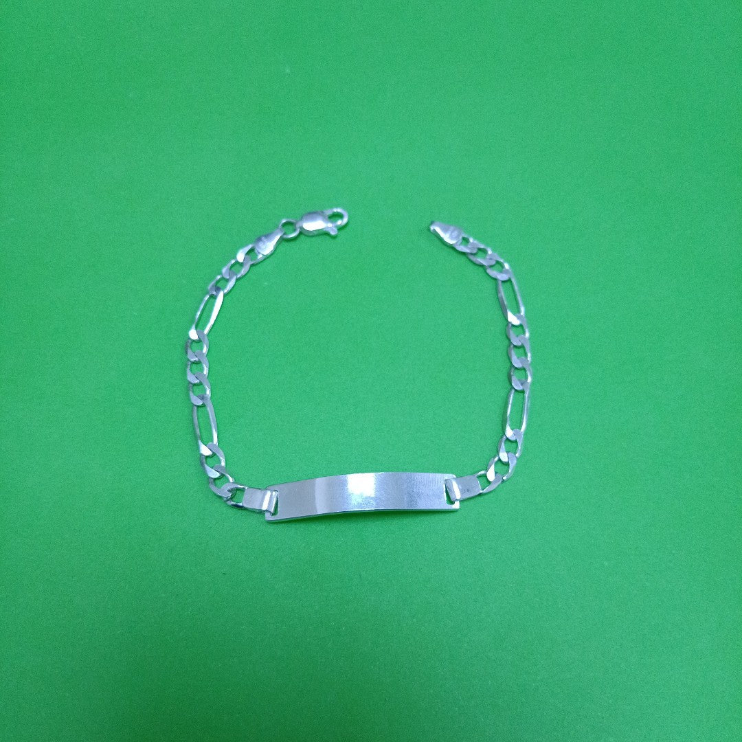 PULSERA TEJIDO ESCLAVA PLATA .925 18 CM 6.1 GR (NUEVO)