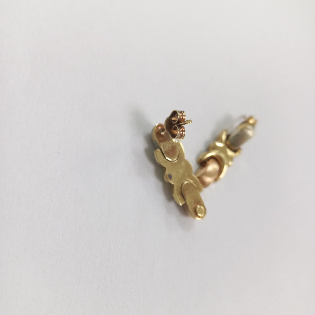 BROQUELES PAR ORO 14 K 3.2 GRMS (SEMINUEVO)