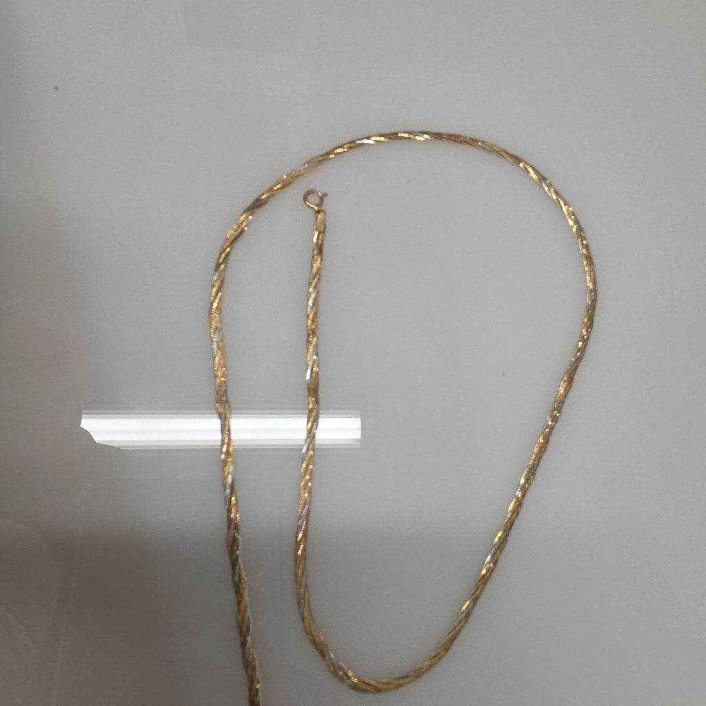 CADENA ORO COMBINADO 14 K 4.1 GRMS (SEMINUEVO)
