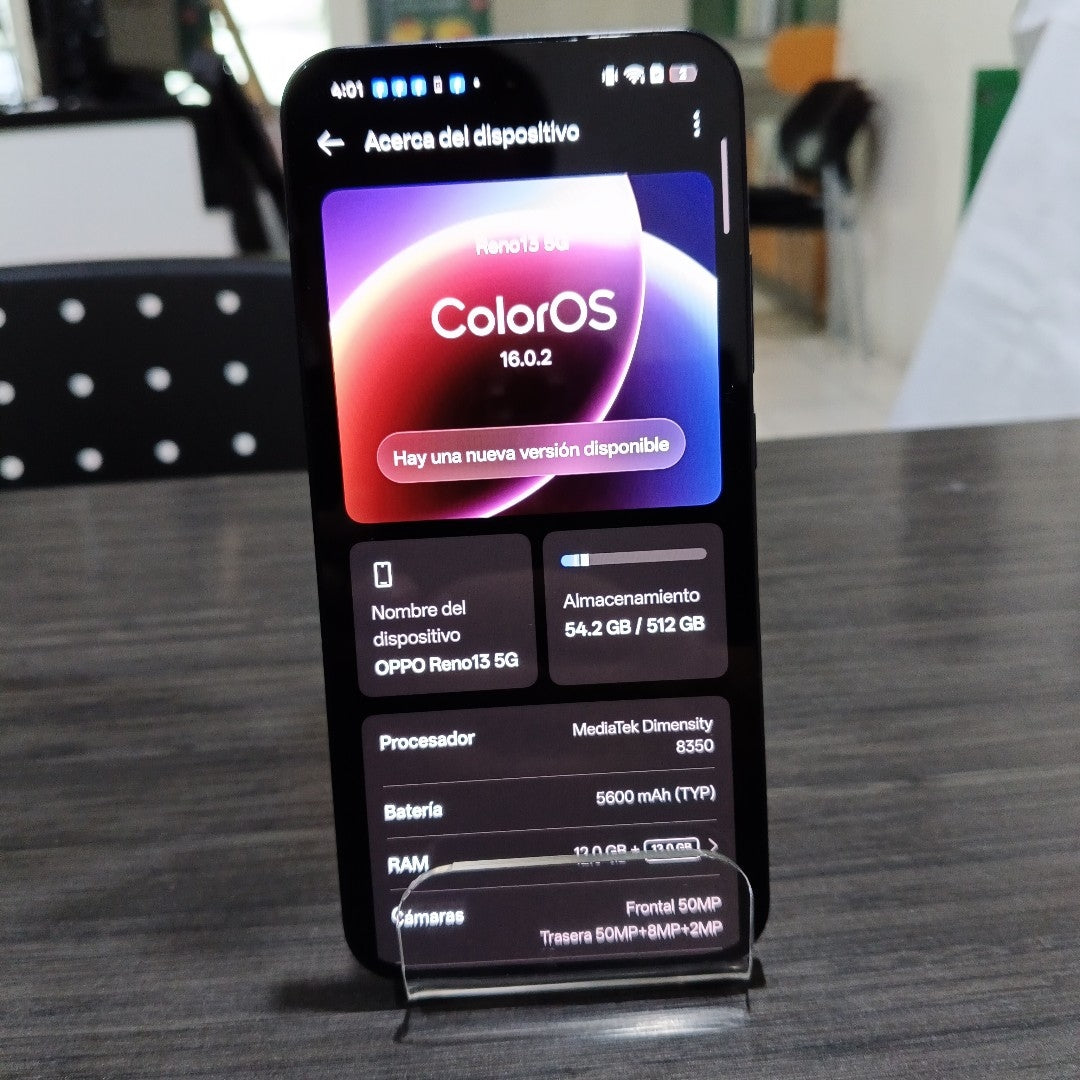 CELULAR OPPO RENO13 5G CPH2689 (2024) 512 GB 12 GB RAM (SEMINUEVO)