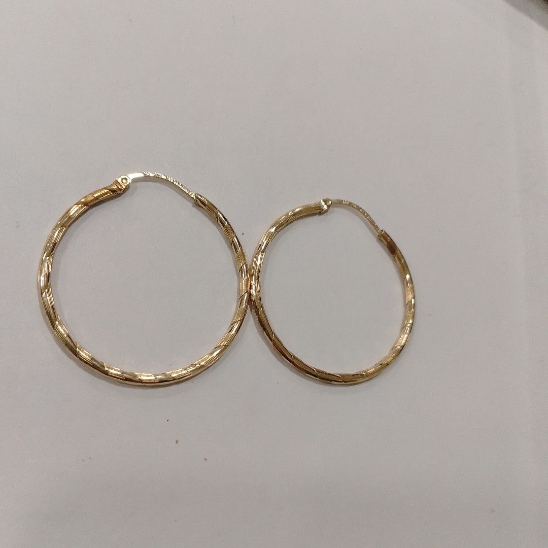 ARRACADAS PAR ORO 14 K 2,70 GRMS (SEMINUEVO)