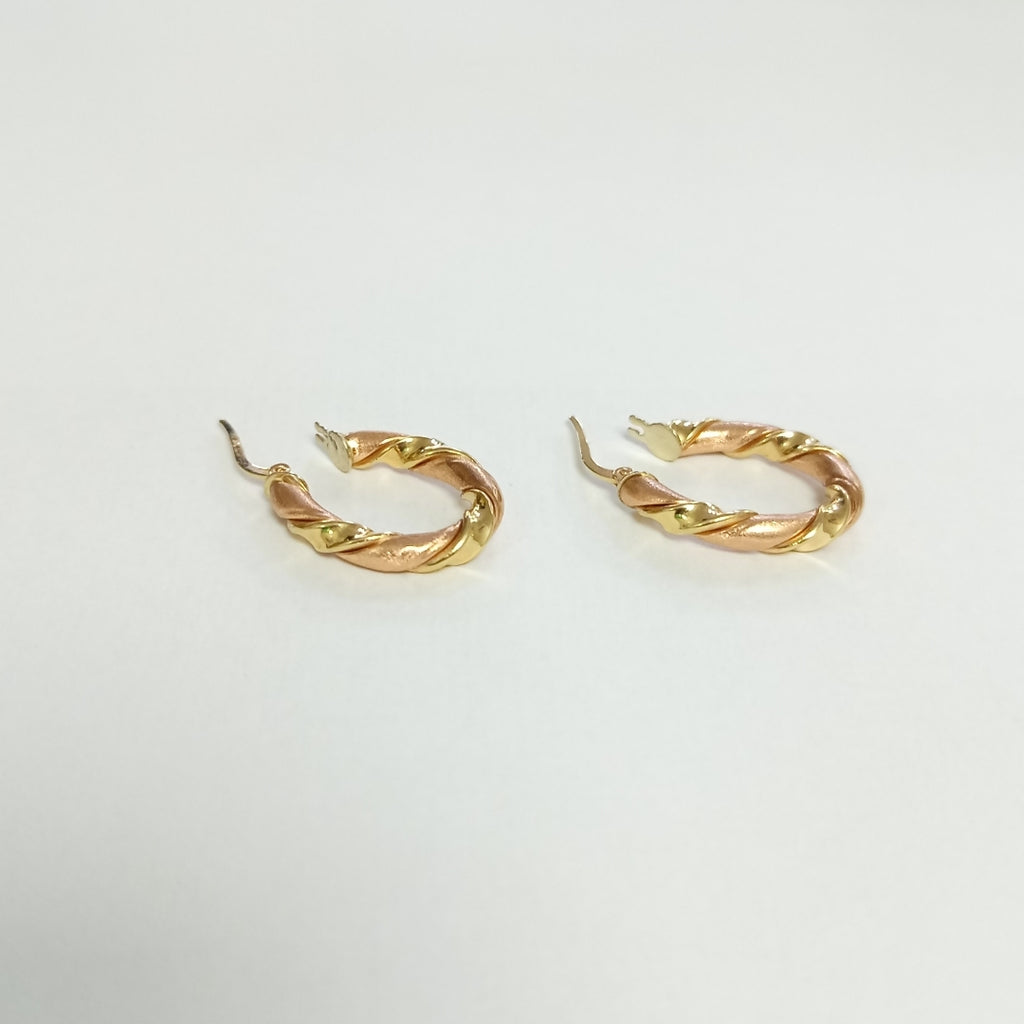 ARRACADAS PAR ORO 14 K 3.5 GRMS (SEMINUEVO)