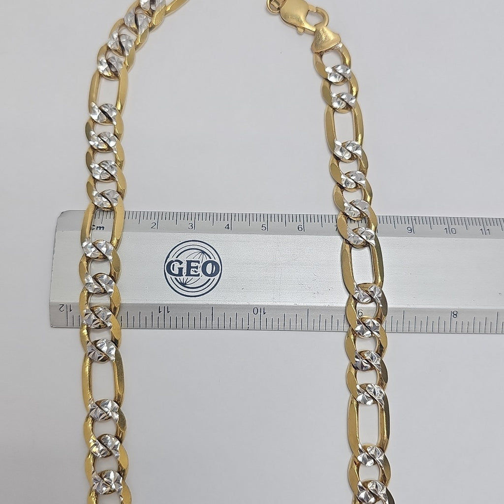 CADENAS CARTIER 3 1 DIAMANTADA ORO 14K 112.3 (NUEVO)