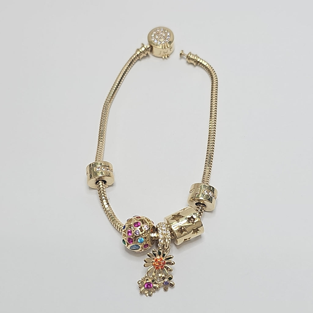PULSERA CHARM ORO 14K 16.2 (NUEVO)
