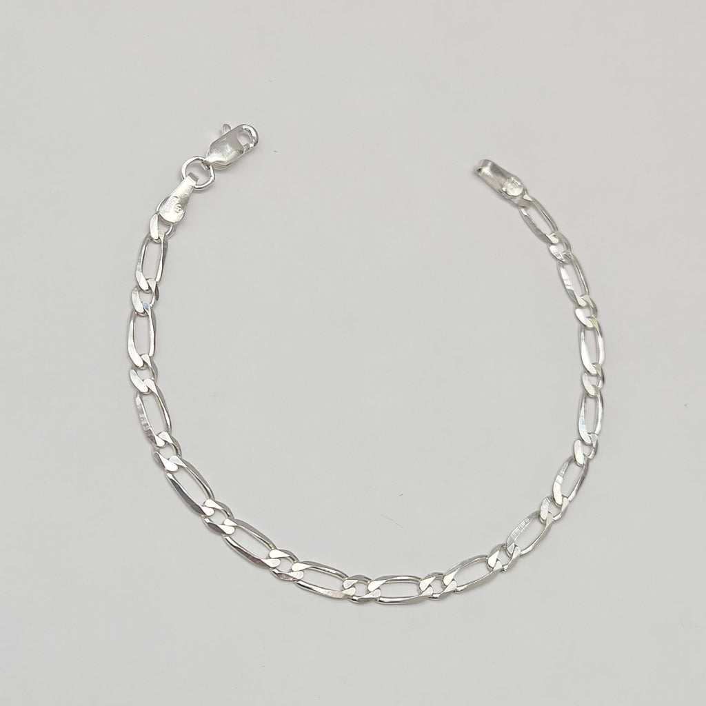 PULSERA TEJIDO 1X1 PLATA .925 18 CM 3.5 GR (NUEVO)