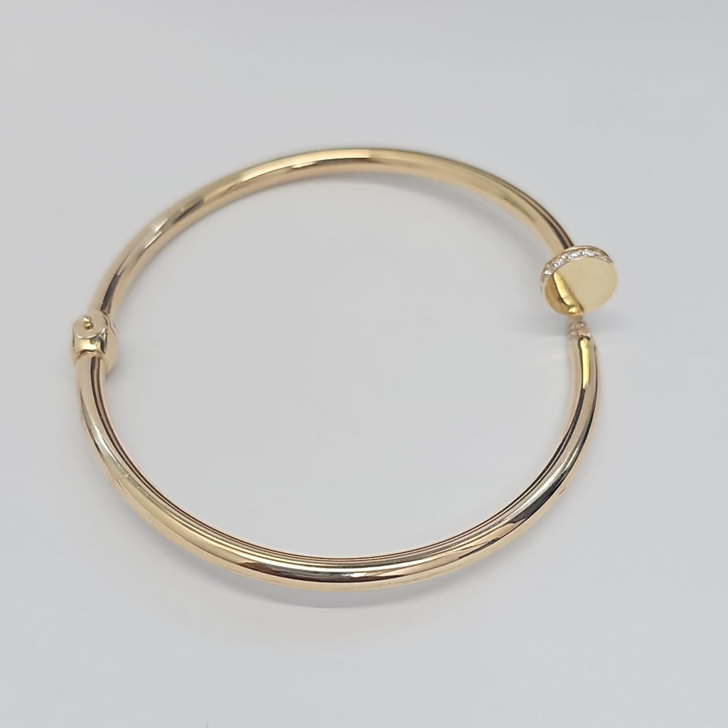 PULSERA CLAVO ORO 14K 6.2 (NUEVO)