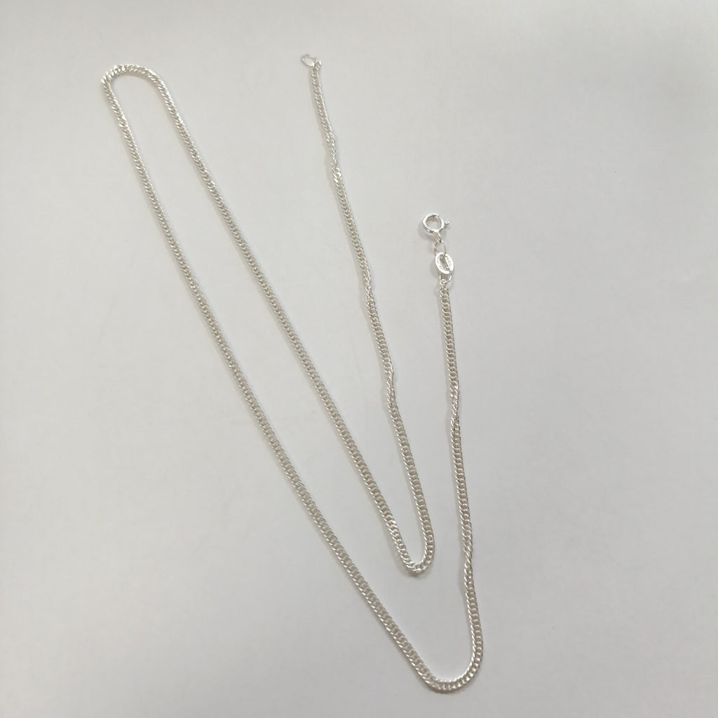 CADENA BARBADA PLATA .925 50 CM 4.12 GR (NUEVO)