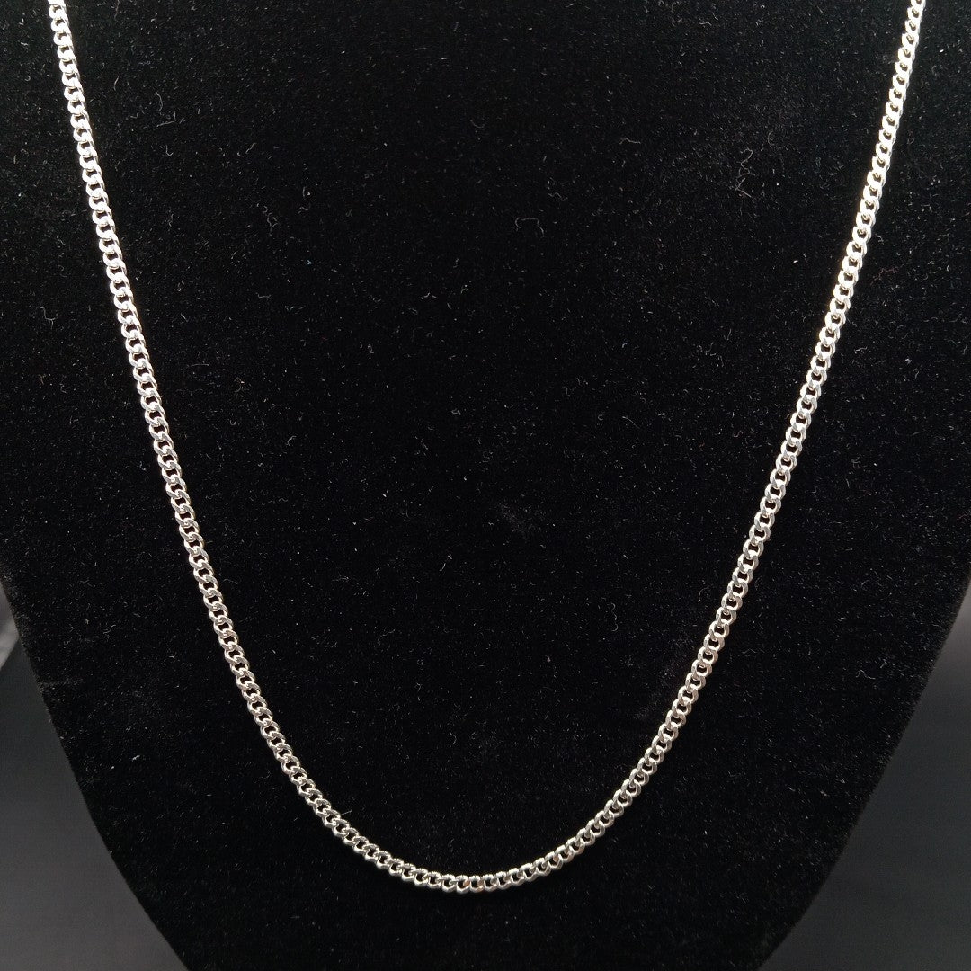 CADENA BARBADA PLATA .925 60 CM 6.63 GR (NUEVO)